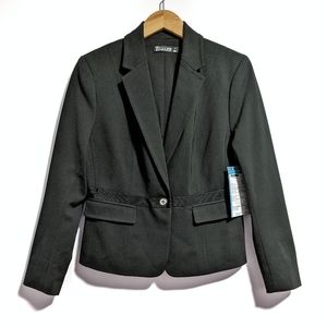 NY&Co 7th Avenue Ruffled-Back Back Suit Jacket